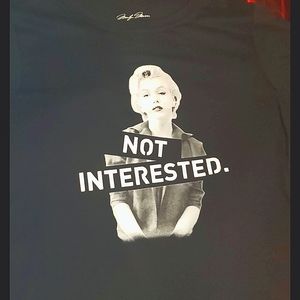 Marilyn Monroe black size med ladies tee